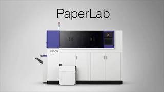 The Epson PaperLab  Recycling paper from printed documents [upl. by Assilem]