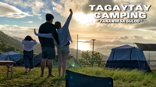 TANAWIN SA GULOD TAGAYTAY  Campsite sa Tagaytay  Year End Camping Philippines travelideas [upl. by Noble239]