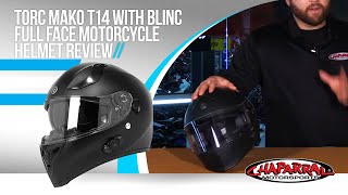 Torc MAKO T14 With Blinc Full Face Motorcycle Helmet Review [upl. by Ettelra]