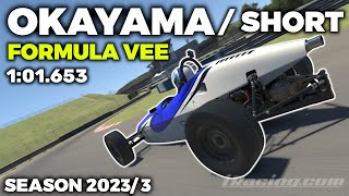 iRacing Okayama Short Formula Vee  Guide Lap  Hot Lap  Setup  blap file  101653 [upl. by Denna481]