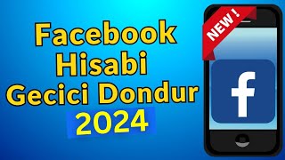 FACEBOOK HESAP DONDURMA 2023  Geçici Facebook hesabı kapatma 2023 [upl. by Couhp]