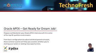 Oracle APEX – Get Ready for Dream Job Chapter  4 [upl. by Ki936]