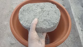 New video sand cement clay pot crumbling warer crumbling [upl. by Oeramed]