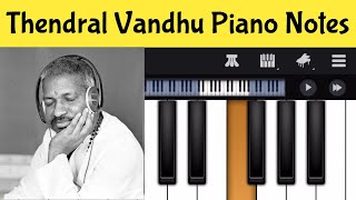 Thendral Vandhu Piano Notes  Tamil Songs Piano [upl. by Garett802]