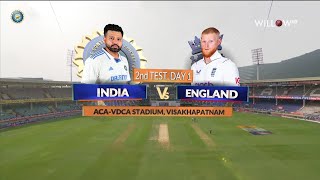 Day 1 Highlights 2nd Test India vs England  2nd Test  Day 1  IND vs ENG [upl. by Demaria]