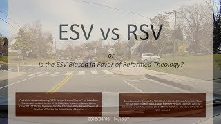 ESV vs RSV a Translation Review [upl. by Perlie164]