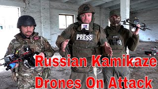 Russian Frontline Kamikaze Drones Attack Ukraine [upl. by Anirbes]