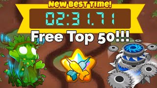 Btd6 Race “Racing Through The Mud” Top 50 Guide [upl. by Gerbold]