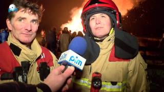 Kerstboomverbranding Marken en Broek in Waterland 2017 [upl. by Anaiv]