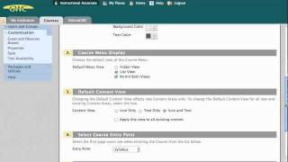 BbLearn Setting a Course Entry Point [upl. by Freed660]