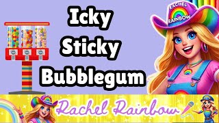 Icky Sticky Bubble Gum  Ms Rachel Rainbow  Pop Songs for Littles  Toddler Learning [upl. by Ecerahs978]