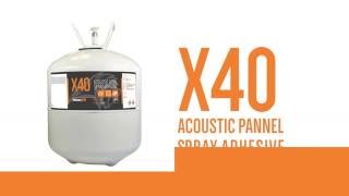 TensorGrip  X40  Acoustic Panel Adhesive [upl. by Aremat]