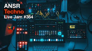 Techno LiveJam364 with TR8S  Digitone  Eurorack Modular [upl. by Airetahs]