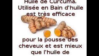 Huile de Curcuma homemade  Très efficace pour Activer la pousse des cheveux [upl. by Erickson]