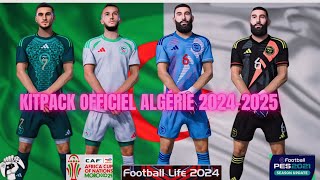 KITPACK OFFICIEL ALGÉRIA AFCON 2025 HIGH QUALITÉ PES 2021 FOOTBALL LIFE 2024 [upl. by Malloy]