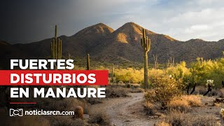 Fuertes disturbios en Manaure La Guajira ciudadanos trataron de tomarse la Alcaldía local [upl. by Anaehr]