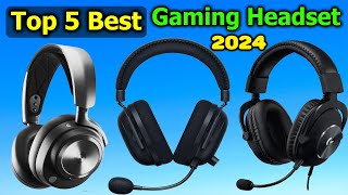 Top 5 Best Gaming Headsets 2024 [upl. by Klingel613]