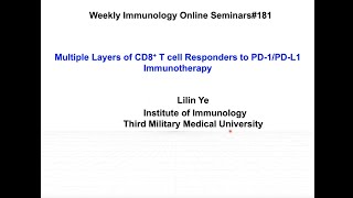 Multiple Layers of CD8 T Cells responding to PD 1PD L1 Immunotherapy [upl. by Ybor377]