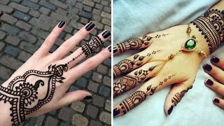 أروع موديلات الحنة المغربية تحفــــة Top Henna Designs Part 3 [upl. by Gwenora]