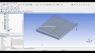 CFD Modeling of Double Pass Solar Air Heater  Part 1Design Modeler [upl. by Onairot]