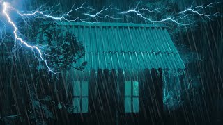 Dream Instantly with Rainfall for Sleep amp Thunderstorm on Farmhouse Roof  Escape Insomnia Naturally [upl. by Adalard990]