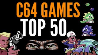 50 TOP COMMODORE 64 GAMES FROM MY CHILDHOODARE YOURS THERE [upl. by Aitsirhc]