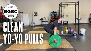 Clean YoYo Pulls  Clean  BG Barbell Club [upl. by Ardelis]