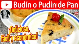 BUDIN DE PAN  Vicky Receta Facil [upl. by Ardell]