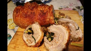 Roasted Pork Belly  Filipino Lechon Belly [upl. by Nylarahs124]