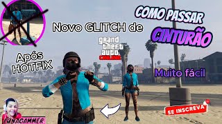 GTA 5 ONLINE  Como passar o cinturão para qualquer traje  Tutorial xboxoneSeriesPS4 gta [upl. by Tikna142]