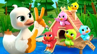 Five Little Ducklings Song  Lalafun Nursery Rhymes amp Kids Songs [upl. by Puett]