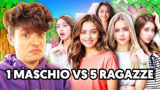 MINECRAFT SPEED DATE 1 MASCHIO VS 5 RAGAZZE [upl. by Hyo]