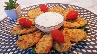 Baked Cauliflower Bites  Easy amp Healthy [upl. by Olsen]