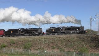 44871 and 45407 blitzes Sapperton Bank and The Lickey Incline  The Great Britain XVI [upl. by Kletter]