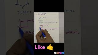 Cycloalkanes IUPAC Naming shorts viralshorts [upl. by Nahtanohj]