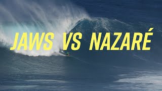 WHO IS GNARLIER  JAWS OR NAZARÉ   VON FROTH [upl. by Gnod]