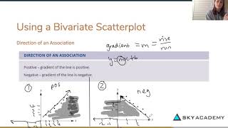 MS4 Bivariate Data Analysis 2 Using a Bivariate Scatterplot [upl. by Arraek]