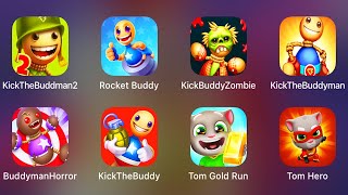 Kick the Buddyman 2Talking Tom Gold RunTomHeroRocket BuddyBuddyman Kick 2Kick the Buddy Forever [upl. by Revlys519]