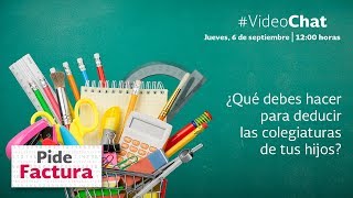 Qué debes hacer para deducir la colegiatura de tus hijos [upl. by Olaf]