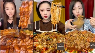 ASMR Mukbang Chinese Eating Show  Malatang 🍲 Chinese Jokbal 🍖 [upl. by Nosrac]