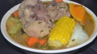 sopa de res con muchos vegetales  Sancocho delicioso [upl. by Thirion]