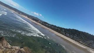 Cannon Beach OR Relaxing flight with Avata 2 [upl. by Hoebart]