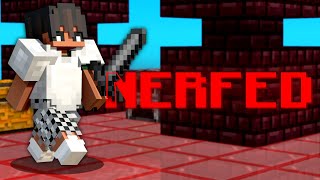 NetherGames Nerfed Sumo Kit  SkyWars Gameplay [upl. by Gilbertson466]