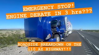 Engine derate in 3hrs plus engine lights onFind out why trucking otr owneroperator kenworth [upl. by Aimahs]