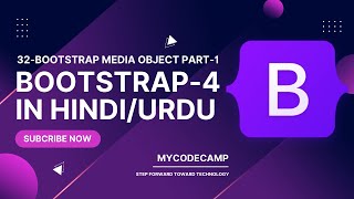 Bootstrap Media Object Classes Tutorial in Hindi  Urdu  Media Object in Bootstrap Hindi Part1 [upl. by Breech]