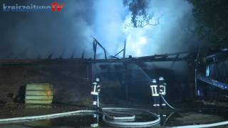 Brand einer Lagerhalle in Diepholz [upl. by Roee]