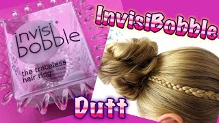 einfacher Dutt mit INVISIBOBBLE 🌈10000 Abos Verlosung🌈Frisur für Mädchen [upl. by Carmelina236]