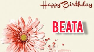 Buon compleanno Beata  tanti auguri a te [upl. by Ymas]