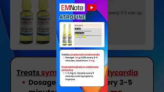 Atropine nursing doctor medical ems [upl. by Calesta876]