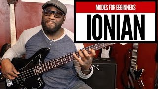 Modes For Beginner Bass Guitar Players  Ionian Mode  Daric Bennetts Bass Lessons [upl. by Adnuhsed]